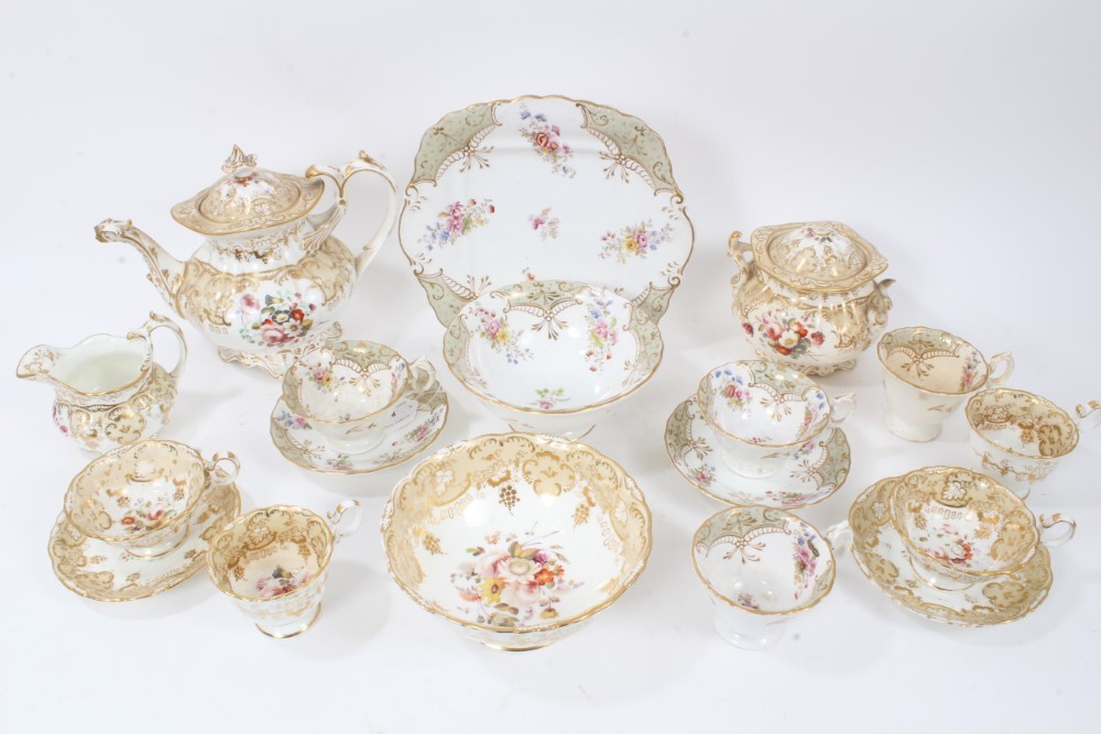 Which excerpt from early victorian tea set