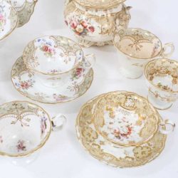 Which excerpt from early victorian tea set