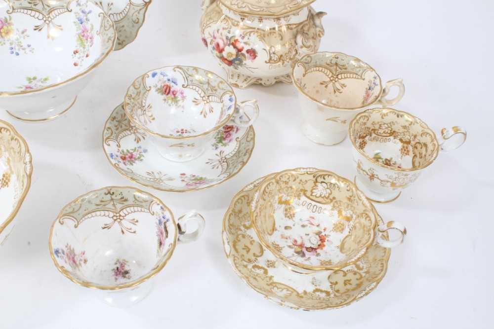 Which excerpt from early victorian tea set