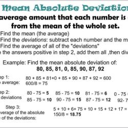 Mean absolute deviation part 1 answer key