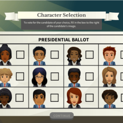 Icivics candidate economy eval democracy cradle evaluation