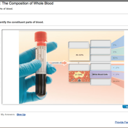 Art-labeling activity components of blood