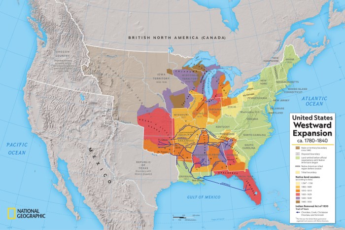 Map activity westward expansion answer key